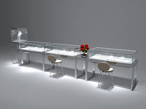 Nouvelle promotion LUX : Comptoir de présentation moderne pour bijouterie, idéal pour centre commercial - Product Image 3