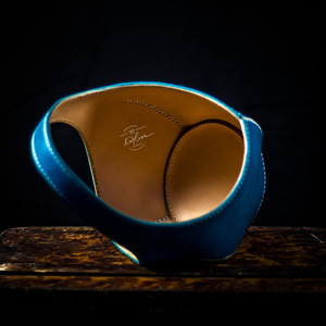 Hand-woven leather vase, flower <b>basket</b>, <b>gift</b> fruit <b>basket</b>, Easter and Christmas candy <b>basket</b>, PU leather shipping basin - Product Image 1