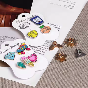 Özelleştirilmiş kişiselleştirilmiş çocuk karikatür çinko alaşım yaka Pin toptan Logo emaye Pin yumuşak sert emaye pimleri - Product Image 3