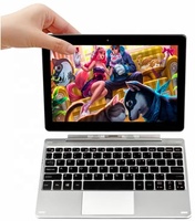 Mini ordinateur portable 10 pouces 2-en-1 tablette In -- tel 128GB dur 1200*1920 HD écran tactile Win 11 grande batterie avec clavier