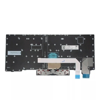 Clavier US original rétro-éclairé pour Lenovo ThinkPad X280 X390 X395 L13 X13 Gen1 clavier avec trackpoint UK RU IT SP LA