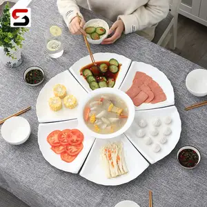 什锦餐具套装组合陶瓷上菜异型套装零食水果家用北欧精美餐盘