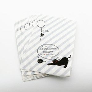 Bolsa de Regalo de Lujo Personalizada, Bolsa de Compras de Papel Recubierto de Grado Alimenticio con Impresión Flexográfica - Product Image 1