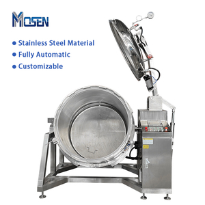 หม้ออัดแรงดันอุตสาหกรรม 300 ลิตร สแตนเลส ใช้แก๊ส สำหรับนึ่งเนื้อ ต้มกะหรี่มัสสัม หม้ออัดแรงดันแบบเอียง - Product Image 2