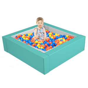 Tente de jeu carrée d'intérieur en mousse souple pour enfants <span class=keywords><strong>Piscine</strong></span> à balles pour bébé Espace de jeu amusant pour enfants - Product Image 1