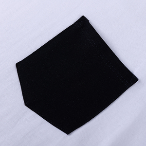 T-Shirt tascabile <span class=keywords><strong>con</strong></span> Logo personalizzato in cotone girocollo 100% 260 GSM t-Shirt Homme Coton Men Raglan <span class=keywords><strong>con</strong></span> tasca - Product Image 5