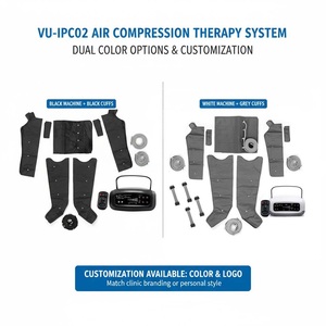 Système de thérapie par compression d'air de qualité professionnelle, masseur corporel complet pour un soulagement ciblé des muscles et un soutien à la drainage lymphatique - Product Image 5