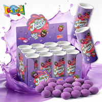 Fabricant d'origine BRC HALAL Vegan, durée de conservation de 18 mois, OEM ODM, marque privée, bonbons à mâcher de type Skittle-s pour les distributeurs de détail
