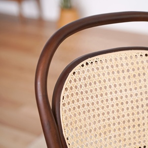 Les fabricants de meubles EXL vendent beaucoup de chaises de <span class=keywords><strong>salle</strong></span> <span class=keywords><strong>à</strong></span> <span class=keywords><strong>manger</strong></span> d'extérieur de style crème simple, dossier en <span class=keywords><strong>rotin</strong></span> tressé, chaises d'hôtel pour cafés - Product Image 3