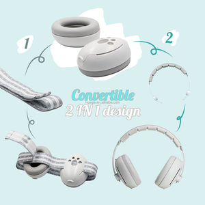 2 in 1 Baby Earmuffs Protection <strong>Ear</strong> <strong>Muff</strong> 0-4 Years Kids <strong>Sleep</strong> <strong>Ear</strong> <strong>Muffs</strong> Hearing Protection for Babies - Product Image 4