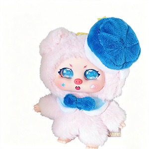 Hami Piggy Girl Plush <b>Keychain</b> Collectible Doll For Girls Age 5 7 Years Cartoon <b>Anime</b> Style Soft Toy Gift - Product Image 5