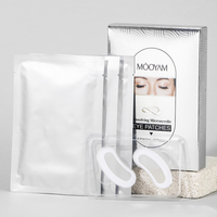 Masque pour les yeux à micro-aiguilles dissolvantes à l'acide hyaluronique anti-rides, hydratant, raffermissant et éclaircissant, marque privée