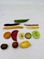 Groothandel Import Hanwei Zoute Vacuümgefrituurde Halfzachte Fruit- & Groentechips OU KOSHER Gecertificeerd in Zak
