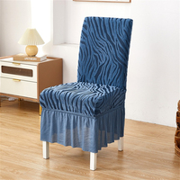 Housses de chaise en velours, housses de chaise de salle à manger, housses de chaise élastiques pour hôtel, vente en gros