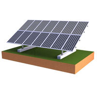 Kit complet de supports de montage de panneaux solaires universels en zinc-aluminium-magnésium/acier galvanisé à chaud, système de montage solaire