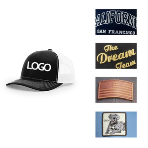 Tùy chỉnh thể thao lưới Mũ bóng chày hơi cong vành Richardson 112 6 Bảng điều chỉnh Trucker Hat Snapback cap lưới - Product Image 4