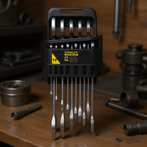 Juego de Llaves de Boca Doble Stanley Fatmax, 12 Piezas, Llaves Combinadas Métricas, Kit de Herramientas de Acero al Cromo Vanadio de Grado Industrial - Product Image 3