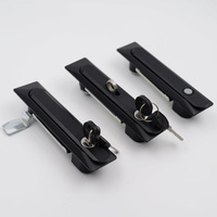 Haitan Vendita Calda MS861 Nero di Blocco del Pannello di Compressione Fermo Pannello Push Serrature Porta Battente Maniglia PlaneLock