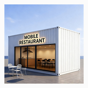 Manufacturer 20ft Luxury Combination Container Booth <strong>Coffee</strong> Shop Office Bar Guard Room Container <strong>House</strong> for Hotels - Product Image 1
