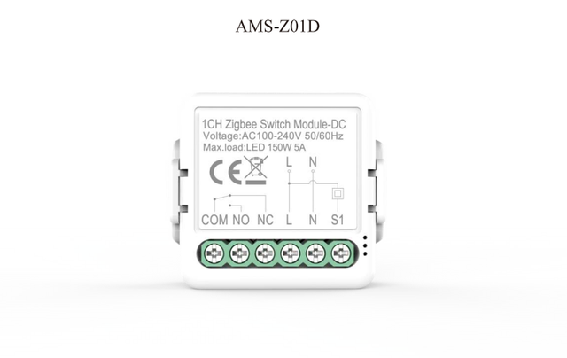 Dry Contact Smart Zigbee Switch Module Works With Smart Life