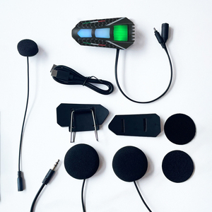 Auriculares Inalámbricos para Casco de Motocicleta, Intercomunicador para Dos Conductores, Respuesta Automática, Luz RGB, Intercomunicador, Interfono para Casco - Product Image 6