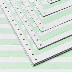 Customized Green Bar <strong>Regular</strong> Perforation Carbonless Computer <strong>Paper</strong> Dot Matrix Printer <strong>Paper</strong> NCR 2-Parts 1-Part Auto <strong>Copy</strong> Form - Product Image 4