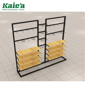 Çift tek taraflı süpermarket rafları çelik raflar süpermarket rafı ekran - Product Image 5