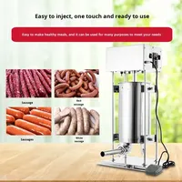 Kommerzielle 10L/15L Elektrische Edelstahl-Einlaufmaschine Geeignet für Metzgereien, Restaurants und den Heimgebrauch