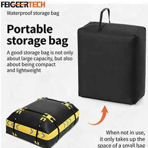 Portaequipajes <span class=keywords><strong>Plegable</strong></span> Impermeable para <span class=keywords><strong>Techo</strong></span> de Auto Feigeer Tech de 15 Pies Cúbicos con Ganchos para Puerta y Candado de Combinación, Compatible con Todos los Vehículos - Product Image 1