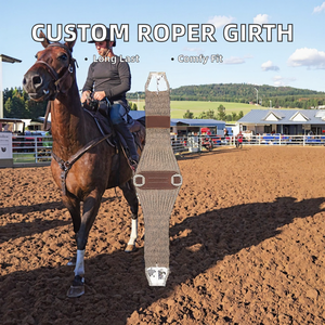 Cinturón de Silla de Montar para Caballo Saivlon Personalizado |   Silla de Montar Inglesa de Cuero PU de 26 Hilos, Duradera y Ajustable, para Equitación - Product Image 2