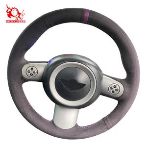 Couverture de <span class=keywords><strong>volant</strong></span> de voiture professionnelle avancée en daim italien alcanta ra pour <span class=keywords><strong>mini</strong></span> Paceman Roadster Coupé Countryman - Product Image 3
