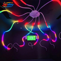 Équipement populaire pour salle de jeux : Bouton mural LED interactif tactile à pression, à fil coupé, avec éclairage fluide et jeu de flash lumineux