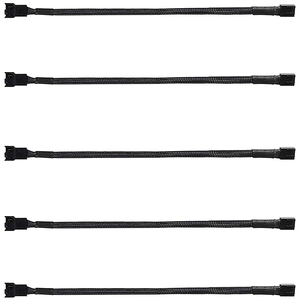 Séparateur de ventilateur <span class=keywords><strong>PWM</strong></span> à 4 broches, 3 broches, alimentation de refroidissement, CPU, câble d'alimentation pour ordinateur, PC - Product Image 1