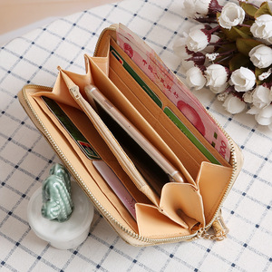 Porte-monnaie personnalisé en cuir Pu pour femmes, <span class=keywords><strong>portefeuille</strong></span> Long pour cartes, vente en gros, collection - Product Image 5