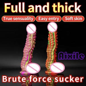 Dildo monstre en silicone, jouet anal, masseur de prostate, jouet sexuel pour hommes, femmes, couples, dildo animal pour stimulation du point G et de la prostate - Product Image 1