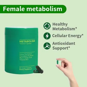 Cápsulas de Suplementos Herbales Antioxidantes con Extracto de Té Verde y B12 para Mujeres, para Pérdida de Peso, Apoyo al Metabolismo, Aclaramiento de la Piel y Belleza - Product Image 2