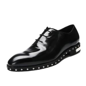Zapatos de Vestir Formales de Cuero Genuino con Remaches Negros de Otoño para Hombre, Fabricante Mayorista - Product Image 5