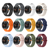 Bracelet en silicone respirant pour Samsung Galaxy Watch 8 avec accessoires de sangle classique