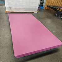 Plaque en UHMWPE vierge violet sur mesure, fabriquée en Chine, OEM ODM, découpée sur mesure, anti-corrosion, plaque en plastique UHMWPE