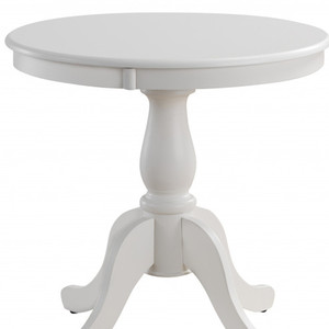 Tavolo da pranzo con Base in legno massello HMS 30 \ "bianco con Design arrotondato - Product Image 3