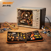 Kit d'outils professionnels de 17 pièces pour la maintenance des réseaux informatiques, certifié CE, marque JAKEMY, outil manuel pour la construction et l'entretien des réseaux PC