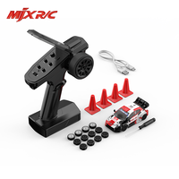 MJX Hyper Go 43308 1/43 Voiture de rallye RC miniature 4 canaux haute vitesse 20 km/h 4x4 RTR Drift sous licence officielle pour débutants
