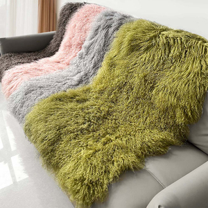 Alfombra de Piel de Oveja Mongola Natural, Alfombra de Lana de Primera Calidad para Sofá, Cama, Silla, Decoración del Hogar, Venta al por Mayor - Product Image 5