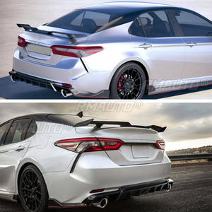 ปีกสปอยเลอร์ฝาท้ายรถสีดำ/คาร์บอนมองสำหรับ Toyota Camry SE L LE XLE สำหรับ Honda Accord 10TH Gen 2018 2019 2020 2021 - Product Image 5