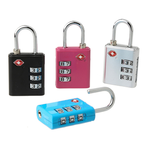 Sıcak satış spor kilitleri 4 haneli asma kilit kombinasyonu seyahat kilidi seyahat bagaj kilitleri - Product Image 3