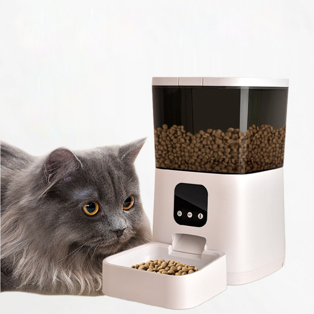 Video Wifi App Control Dog Dispenser Auto Smart Remote Connected 6L Pet Food Bowl With Camera Automatic Cat Feeder
