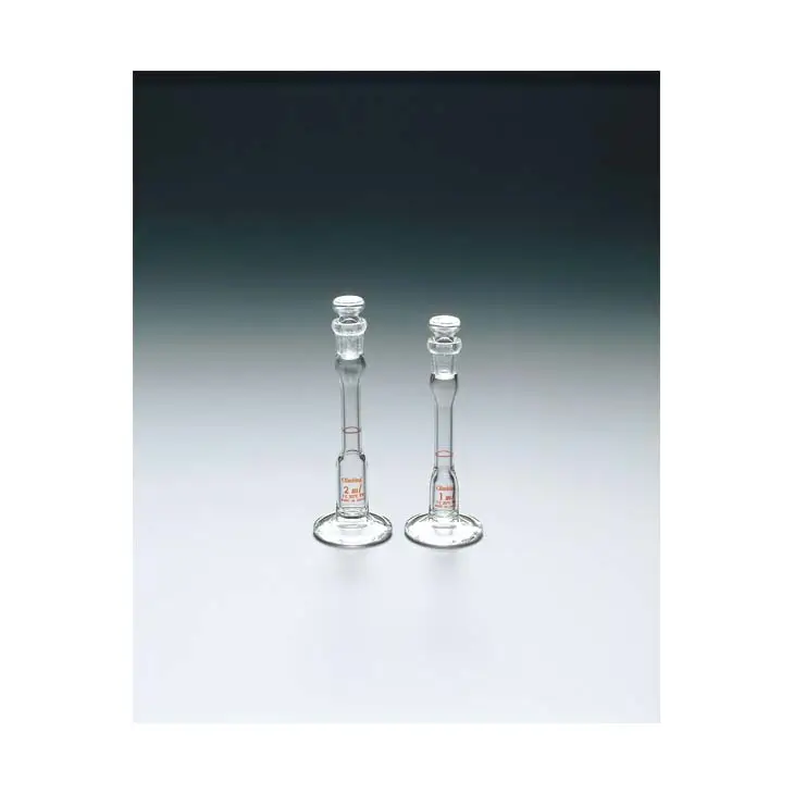 Wide base chemical-resistant Japanese chemical scientific glassware with glass stopper
