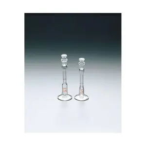 Wide base chemical-resistant Japanese chemical scientific glassware with glass stopper