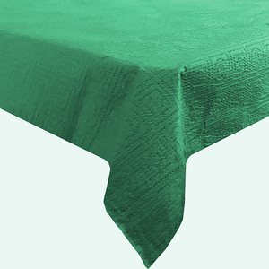 Tovaglie di Carta Monouso Premium Impermeabili e Oleorepellenti, Colore Verde Tinta Unita, <span class=keywords><strong>con</strong></span> Motivo Geometrico a Forma Quadrata per Feste in Casa - Product Image 5