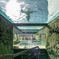 100% Piscines en verre pur Piscines en plexiglas Piscines en verre